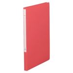 （まとめ買い）LIHITLAB パンチレスファイルZ式 F-347-1 A4S 赤 【×10セット】