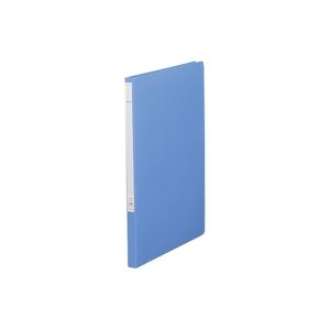 （まとめ買い）LIHITLAB パンチレスファイルZ式 F-347-8 A4S 青 【×10セット】