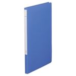 （まとめ買い）LIHITLAB パンチレスファイルZ式 F-347-9 A4S 藍 【×10セット】