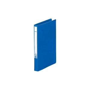 （まとめ買い）LIHITLAB パンチレスファイル F-362-9 B5S 藍 【×10セット】