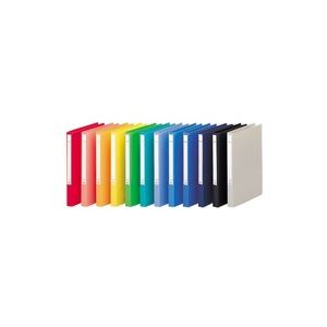 （まとめ買い）LIHITLAB パンチレスファイルZ式 F-367-12 A4S 灰 【×10セット】