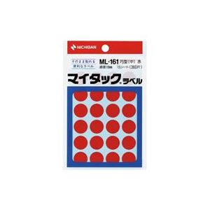 （まとめ買い）ニチバン マイタック カラーラベル ML-161 赤 16mm 【×20セット】