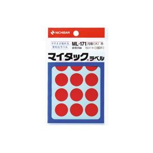 （まとめ買い）ニチバン マイタック カラーラベル ML-171 赤 20mm 【×20セット】