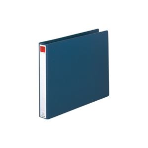 （まとめ買い）LIHITLAB コンピュータバインダー C8-1115 40mm 藍 【×10セット】
