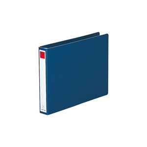 （まとめ買い）LIHITLAB コンピュータバインダー C8-8512 40mm 藍 【×10セット】