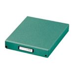 （まとめ買い）LIHITLAB デスクトレー トレイ A-713 B4 オリーブ 【×3セット】