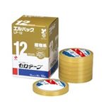 （まとめ買い）ニチバン セロテープ Lパック LP-12 12mm×35m 12巻 【×2セット】