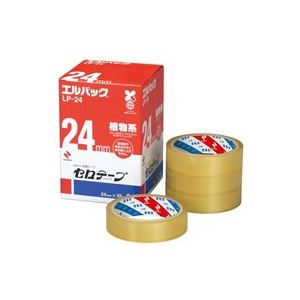 （まとめ買い）ニチバン セロテープ Lパック LP-24 24mm×35m 6巻 【×2セット】
