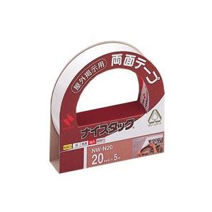 （まとめ買い）ニチバン ナイスタック NW-N20 屋外掲示用 20mm×5m 【×10セット】