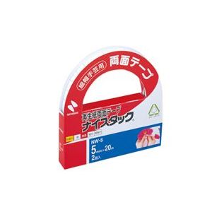 （まとめ買い）ニチバン ナイスタック NW-5 5mm×20m 2巻 【×10セット】