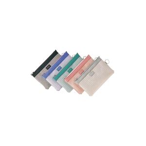 （まとめ買い）LIHITLAB メッシュケース F-244 B6 オリーブ 【×10セット】