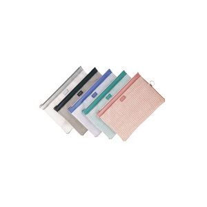 （まとめ買い）LIHITLAB メッシュケース F-246 A4 オリーブ 【×5セット】