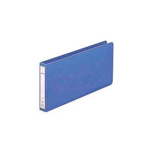（まとめ買い）LIHITLAB パンチレスファイル F-370 統一伝票用 藍 【×10セット】