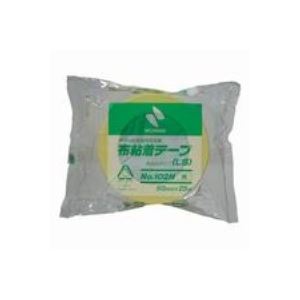 （まとめ買い）ニチバン カラー布テープ 102N-50 50mm×25m 黄色 【×10セット】