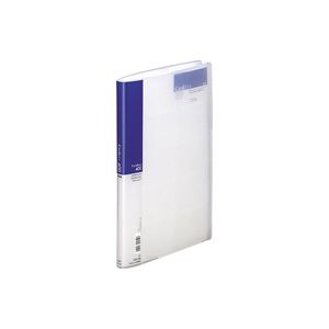 （まとめ買い）LIHITLAB 名刺ホルダー A-945 藍 【×10セット】