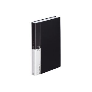 （まとめ買い）LIHITLAB 名刺ホルダー A-946 黒 【×5セット】
