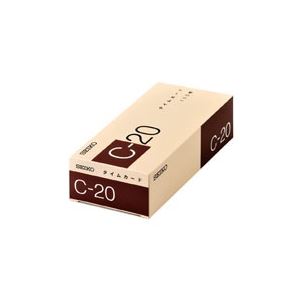 （まとめ買い）セイコー タイムカード C-20 100枚 【×3セット】