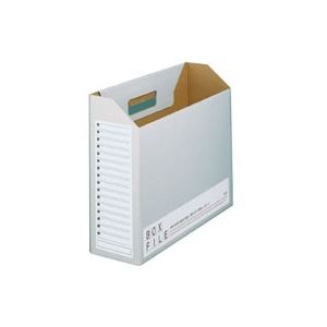 （まとめ買い）プラス ボックスファイル FL-099BF A4E 濃灰 10冊 【×2セット】