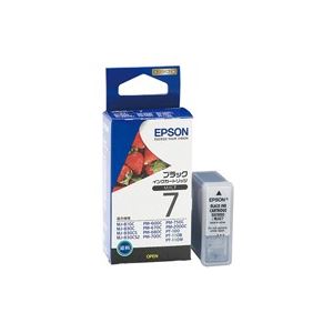 （まとめ買い）エプソン EPSON IJインクカートリッジ MJIC7 黒 【×4セット】