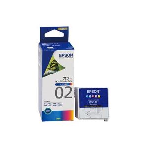 （まとめ買い）エプソン EPSON IJインクカートリッジ IC5CL02 カラー 【×4セット】