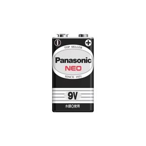（まとめ買い）Panasonic パナソニック マンガン乾電池 ネオ黒 9V 6F22NB/1S 【×20セット】