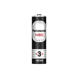 （まとめ買い）Panasonic パナソニック マンガン乾電池 ネオ黒 単3 R6PNB(40個) 【×2セット】