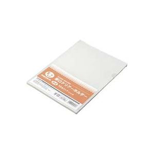 （まとめ買い）ジョインテックス 厚口クリアホルダー A4乳白10枚 D310J 【×10セット】