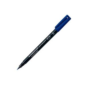 （まとめ買い）ステッドラー ルモカラー 313-3 油性超極細 青 【×10セット】