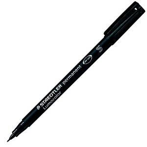 （まとめ買い）ステッドラー ルモカラー 313-9 油性超極細 黒 【×10セット】