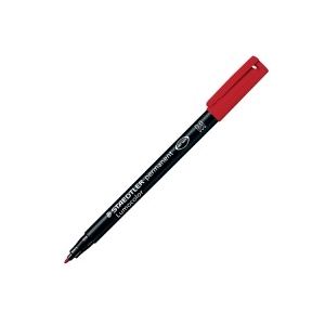 （まとめ買い）ステッドラー ルモカラー 317-2 油性細書 赤 【×10セット】