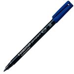 （まとめ買い）ステッドラー ルモカラー 317-3 油性細書 青 【×10セット】