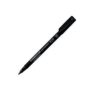 （まとめ買い）ステッドラー ルモカラー 317-9 油性細書 黒 【×10セット】