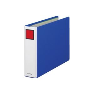 （まとめ買い）キングジム スーパードッチファイル 1485 A4E 50mm 青 【×5セット】