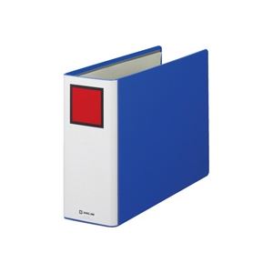 （まとめ買い）キングジム スーパードッチファイル 1488 A4E 80mm 青 【×5セット】