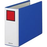 （まとめ買い）キングジム スーパードッチファイル 1488 A4E 80mm 青 【×5セット】