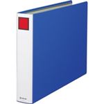（まとめ買い）キングジム スーパードッチファイル 1506E A3E 60mm 青 【×5セット】