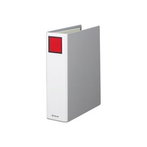 （まとめ買い）キングジム スーパードッチファイル 1477 A4S 70mm 灰 【×5セット】
