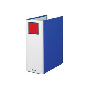 （まとめ買い）キングジム スーパードッチファイル 1470 A4S 100mm 青 【×5セット】