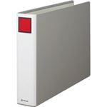 （まとめ買い）キングジム スーパードッチファイル 1506E A3E 60mm 灰 【×5セット】