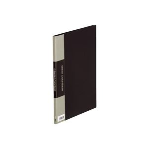 （まとめ買い）キングジム クリアファイル 10P 122CH B5S 黒 【×10セット】