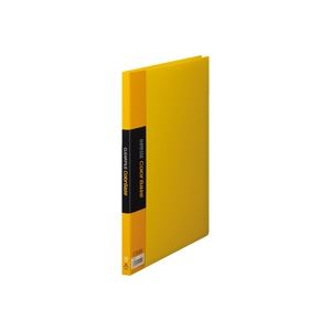 （まとめ買い）キングジム クリアファイル 20P 132C A4S 黄 【×10セット】