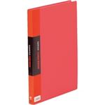 （まとめ買い）キングジム クリアファイル 40P 132CW A4S 赤 【×10セット】