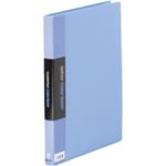 （まとめ買い）キングジム クリアファイル 40P 132CW A4S 青 【×10セット】