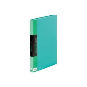 （まとめ買い）キングジム クリアファイル 40P 132CW A4S 緑 【×10セット】