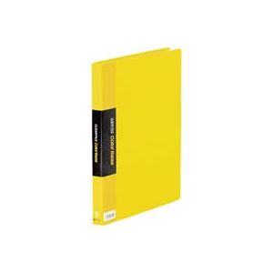 （まとめ買い）キングジム クリアファイル 40P 132CW A4S 黄 【×10セット】