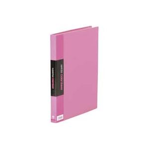 （まとめ買い）キングジム クリアファイル 40P 132CW A4S ピンク 【×10セット】