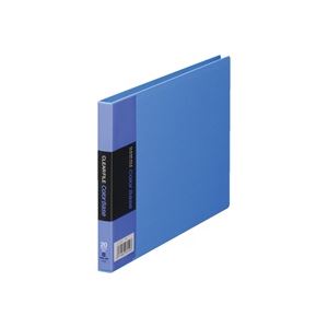 （まとめ買い）キングジム クリアファイル 20P 110C B6E 青 【×10セット】