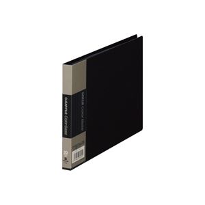 （まとめ買い）キングジム クリアファイル 20P 110C B6E 黒 【×10セット】