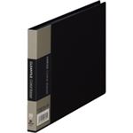 （まとめ買い）キングジム クリアファイル 20P 110C B6E 黒 【×10セット】
