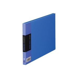 （まとめ買い）キングジム クリアファイル 20P 115EC A5E 青 【×10セット】